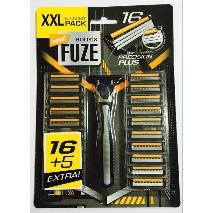 Станок для бритья body-x fuze xxl pack 21 кассета