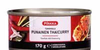 Кусочки тунца с красным тайским соусом Pirkka tonnikala punainen thaicurry 170 гр