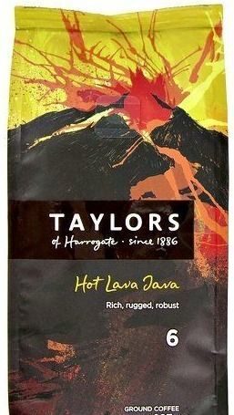 Кофе молотый Taylors Hot Lava Java Tumma paahto темной обжарки 230 г