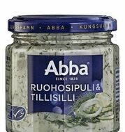 Сельдь в соусе с зелёным луком и укропом Abba 210 г